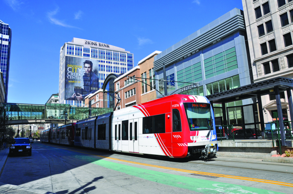 Salt Lake City’s light rail, bus and commuter rail systems have been expanded with funding from a 2007 voter-approved sales tax, which won by a two-thirds majority